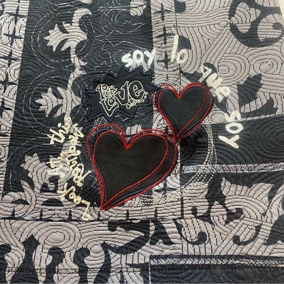 Desigual Gray and Black Geo Design Sleeveless Dress - Picture 7 of 12